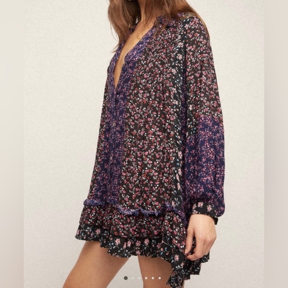 Free People Lost In You Floral Printed Tunic - Picture 3 of 9